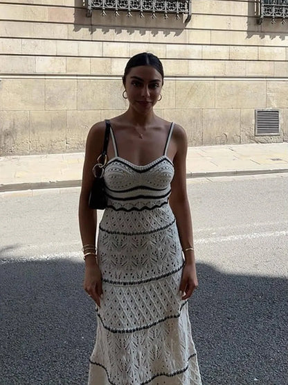 Valeria Knitted Beach Maxi Dress