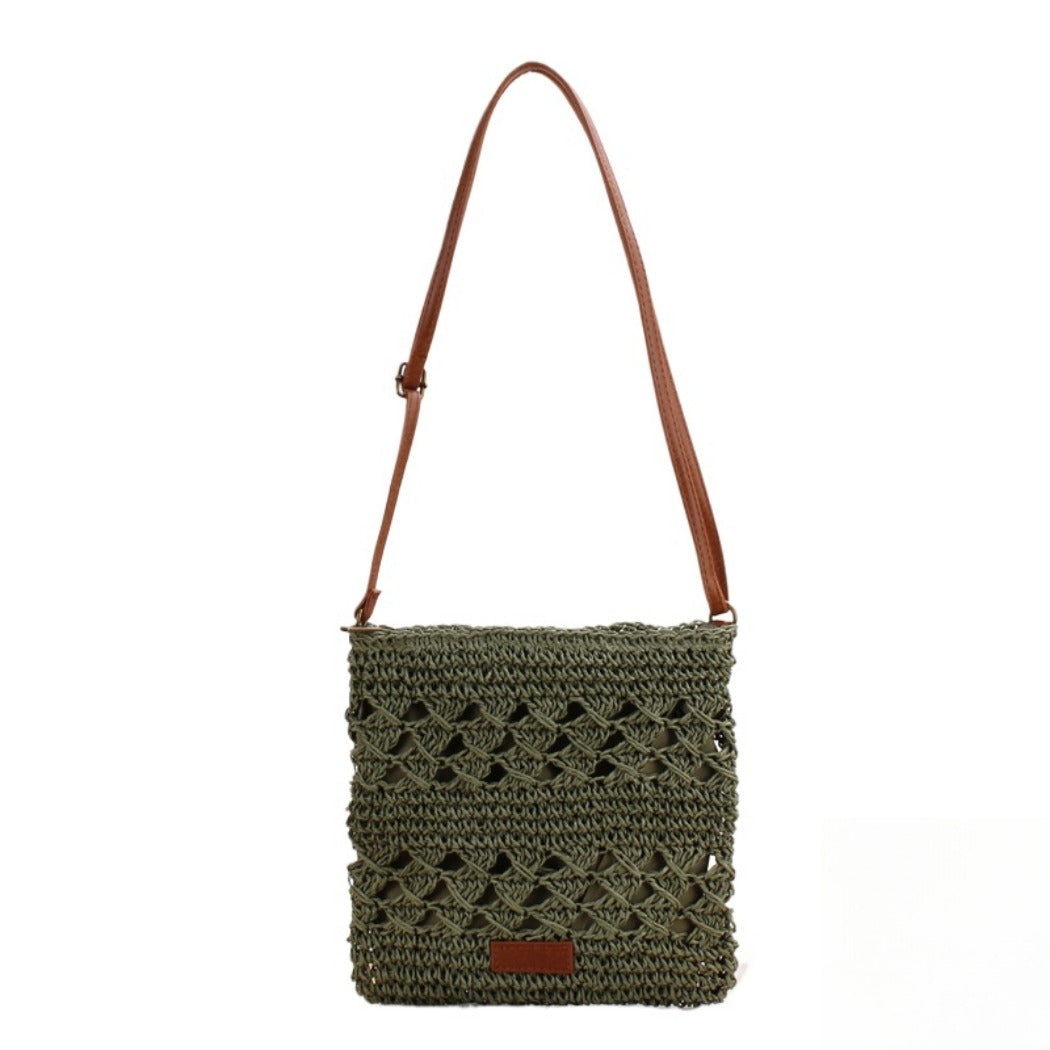Cosbai - Roomy Crochet Crossbody Bag - Classic &amp; Chic