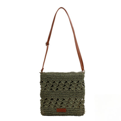 Cosbai - Roomy Crochet Crossbody Bag - Classic &amp; Chic
