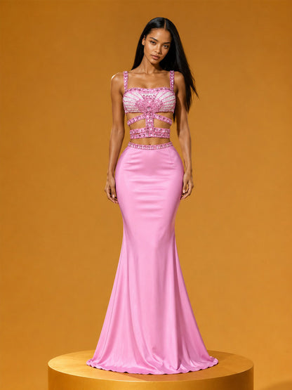 Seraphina Rhinestone Two Piece Set