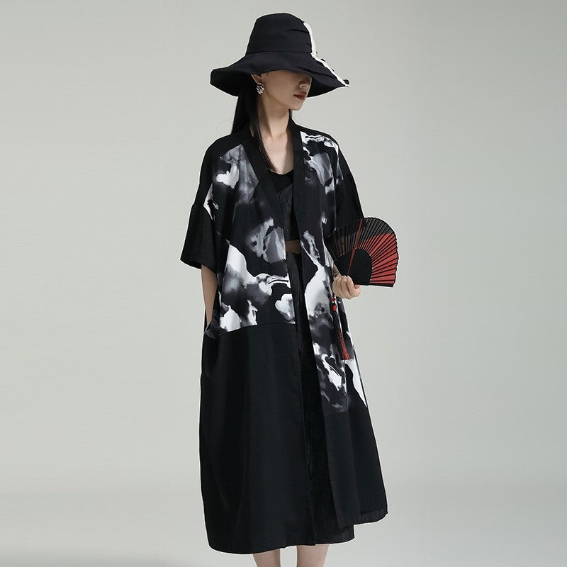 Long Loose Cardigan Dress