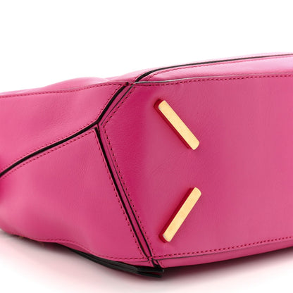 Calfskin Small Puzzle Bag Fuchsia