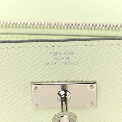 Epsom Kelly Wallet To Go Vert Fizz