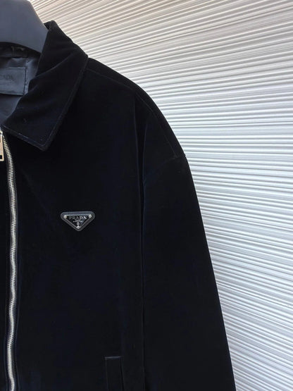 PRADA 25S VELVET JACKET 466