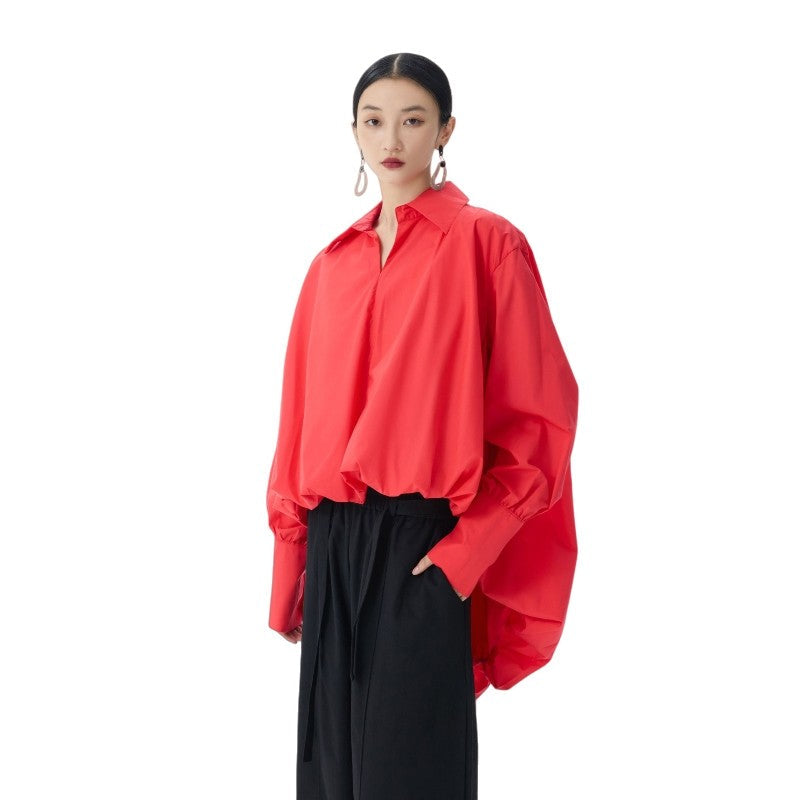 Solid Loose-Fit Shirt