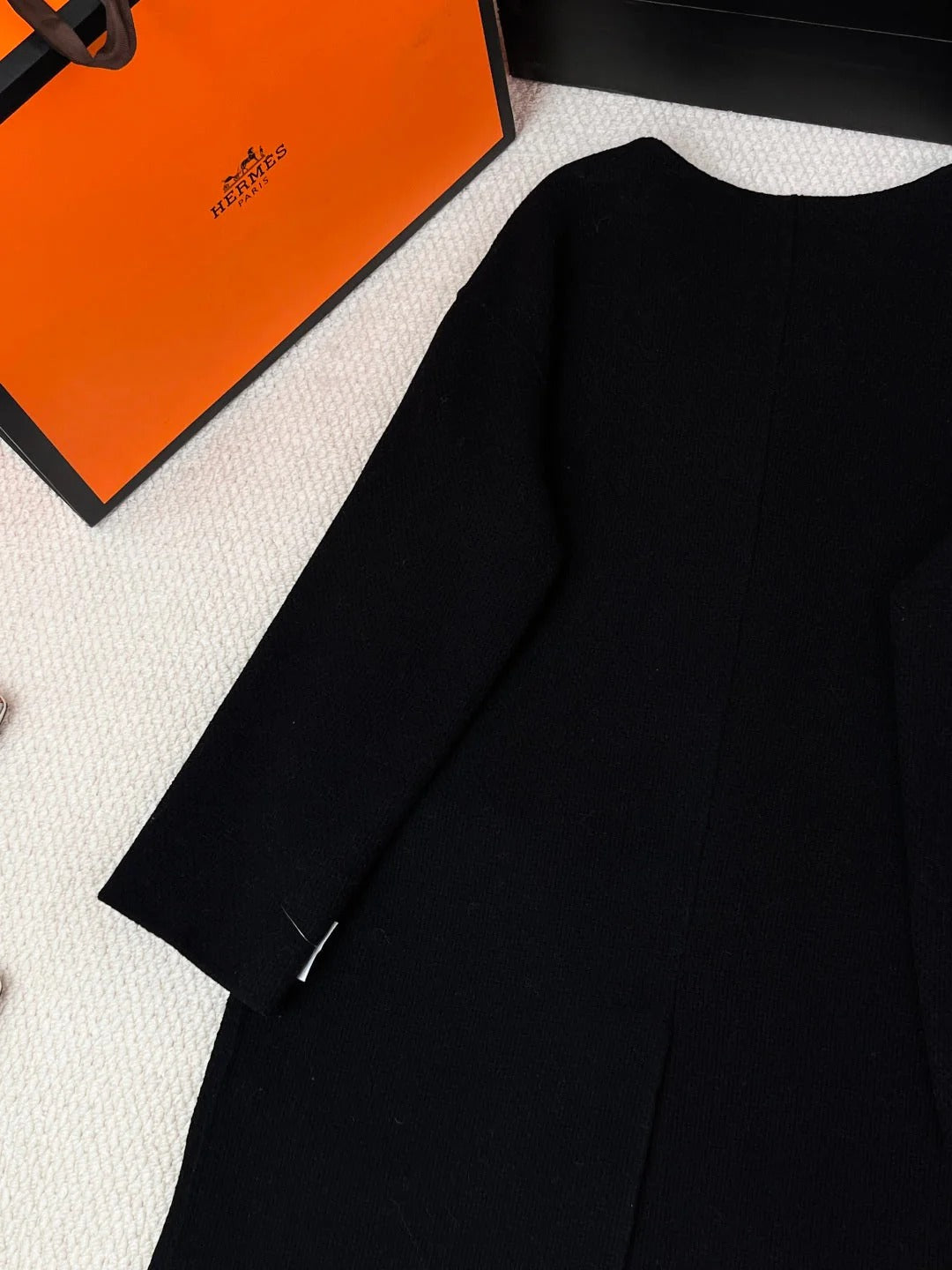 HERMES 25S CASHMERE COAT 196