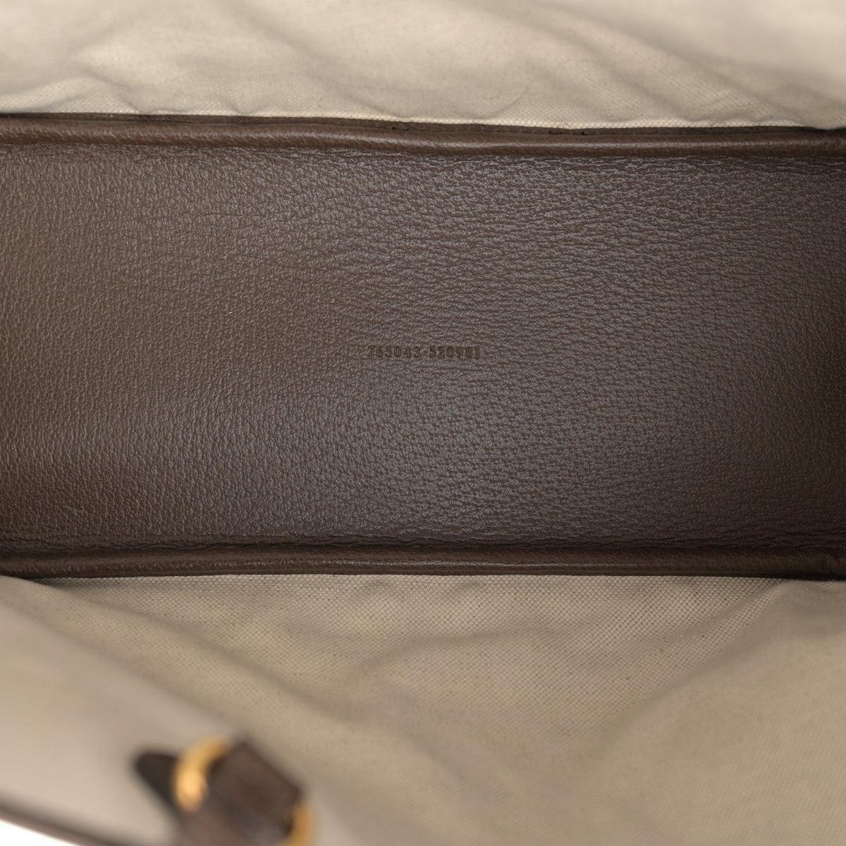GG Supreme Monogram Textured Calfskin Small Ophidia Shoulder Tote Bag Beige Ebony New Acero