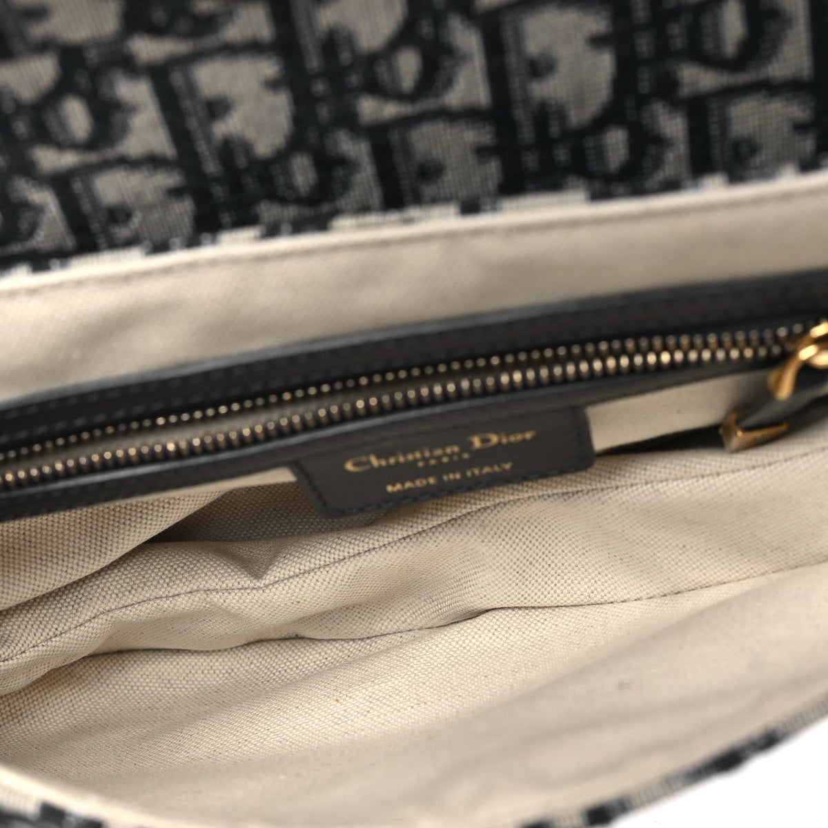 Oblique Saddle Bag Blue