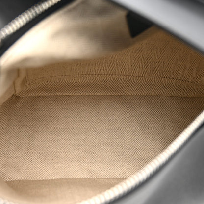 Calfskin Small Puzzle Edge Bag Black