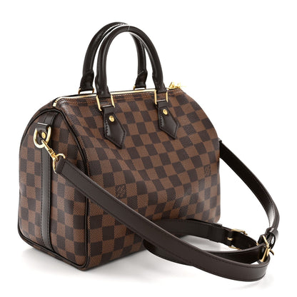 Damier Ebene Speedy Bandouliere 25