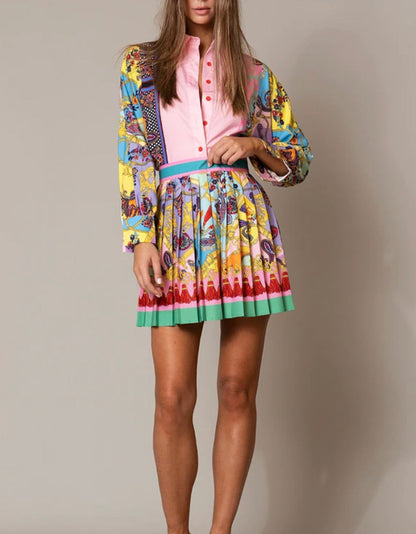 Kerry Shirt & Skirt Set