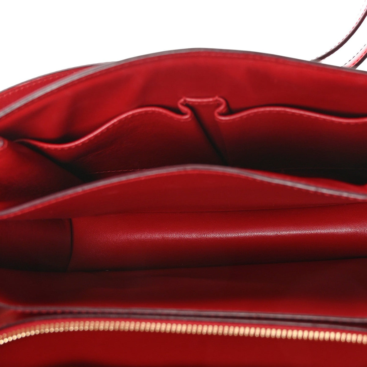 Box Calfskin Medium Classic Box Flap Bag Red
