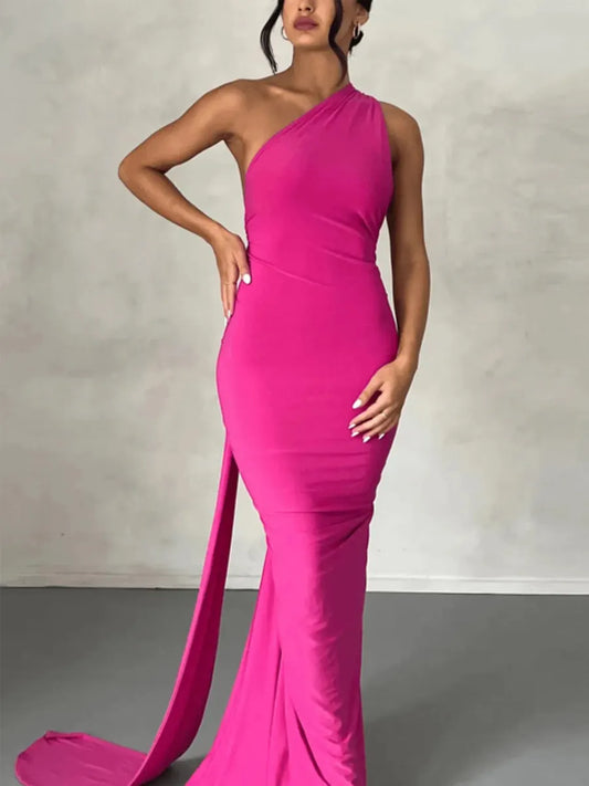 Ariadne Elegant Pleated Maxi Dress