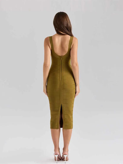 Esmeralda Bandage Midi Dress