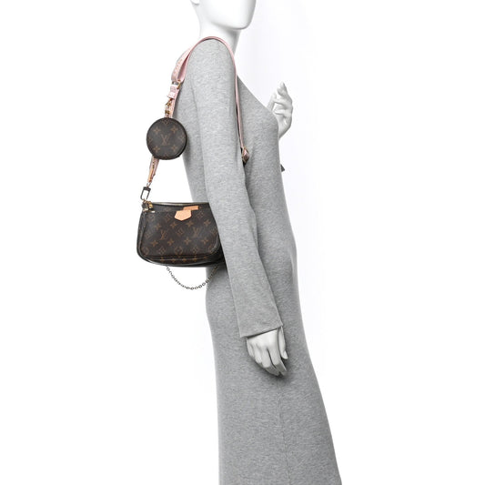 Monogram Multi Pochette Accessories Rose Clair