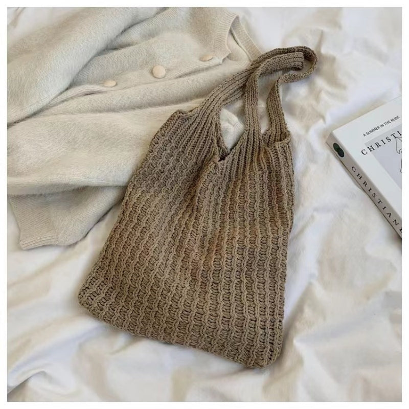 Crochet Tote Bag Mori Style Shoulder Bag