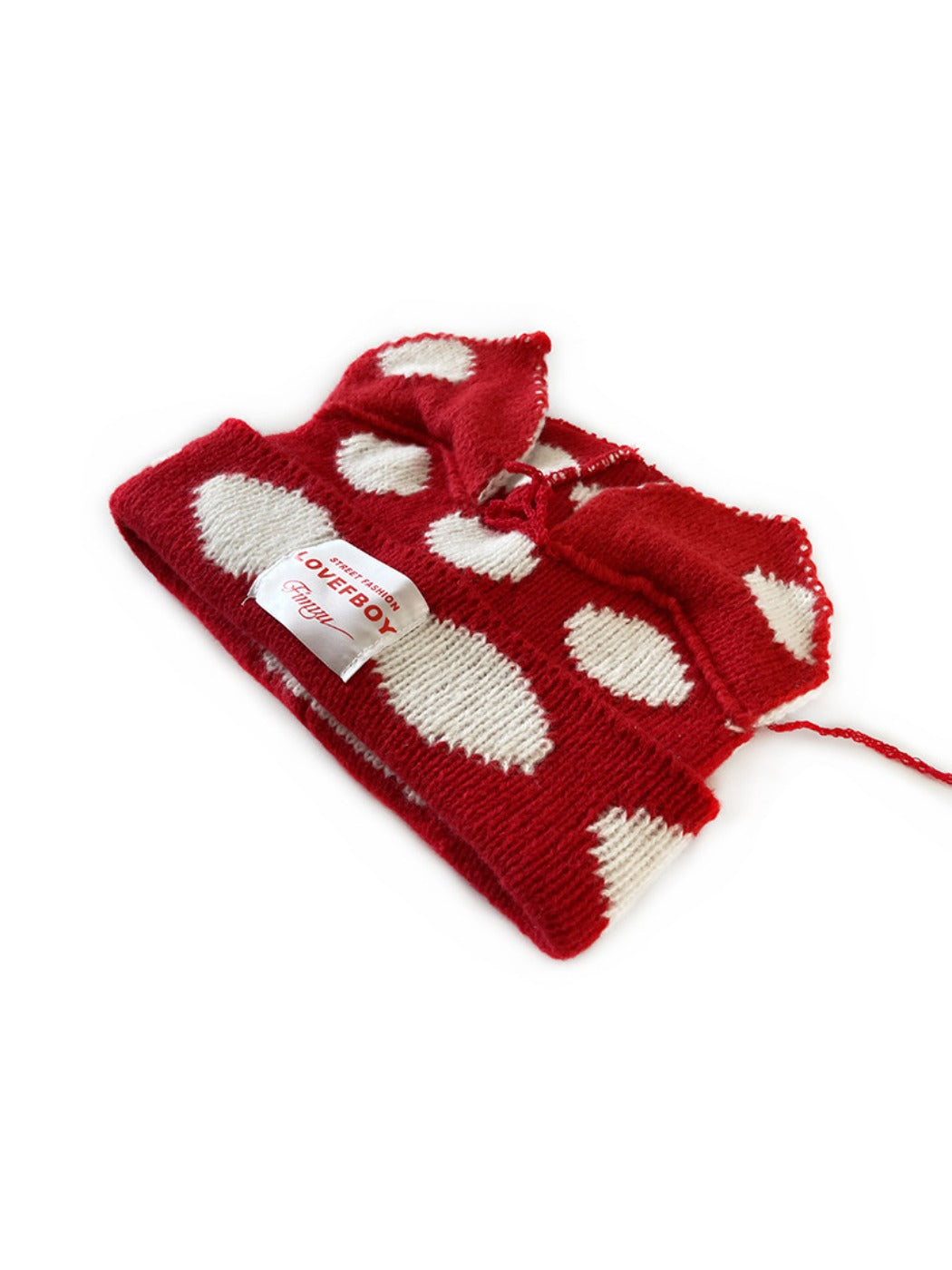 Haila - Polka Dots Cat-Ear Knitted Beanie