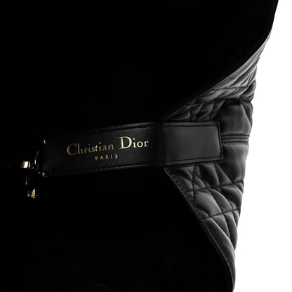 Calfskin Macrocannage Medium Toujours Black