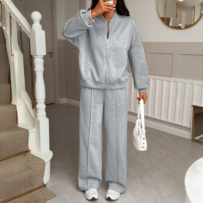 Two Piece Jacket Pants Set