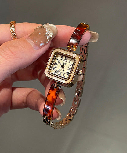 Retro Alloy Hardlex Crystal Waterproof Watches