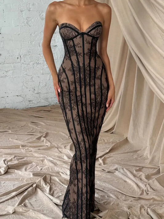 Belinda Black Maxi Dress