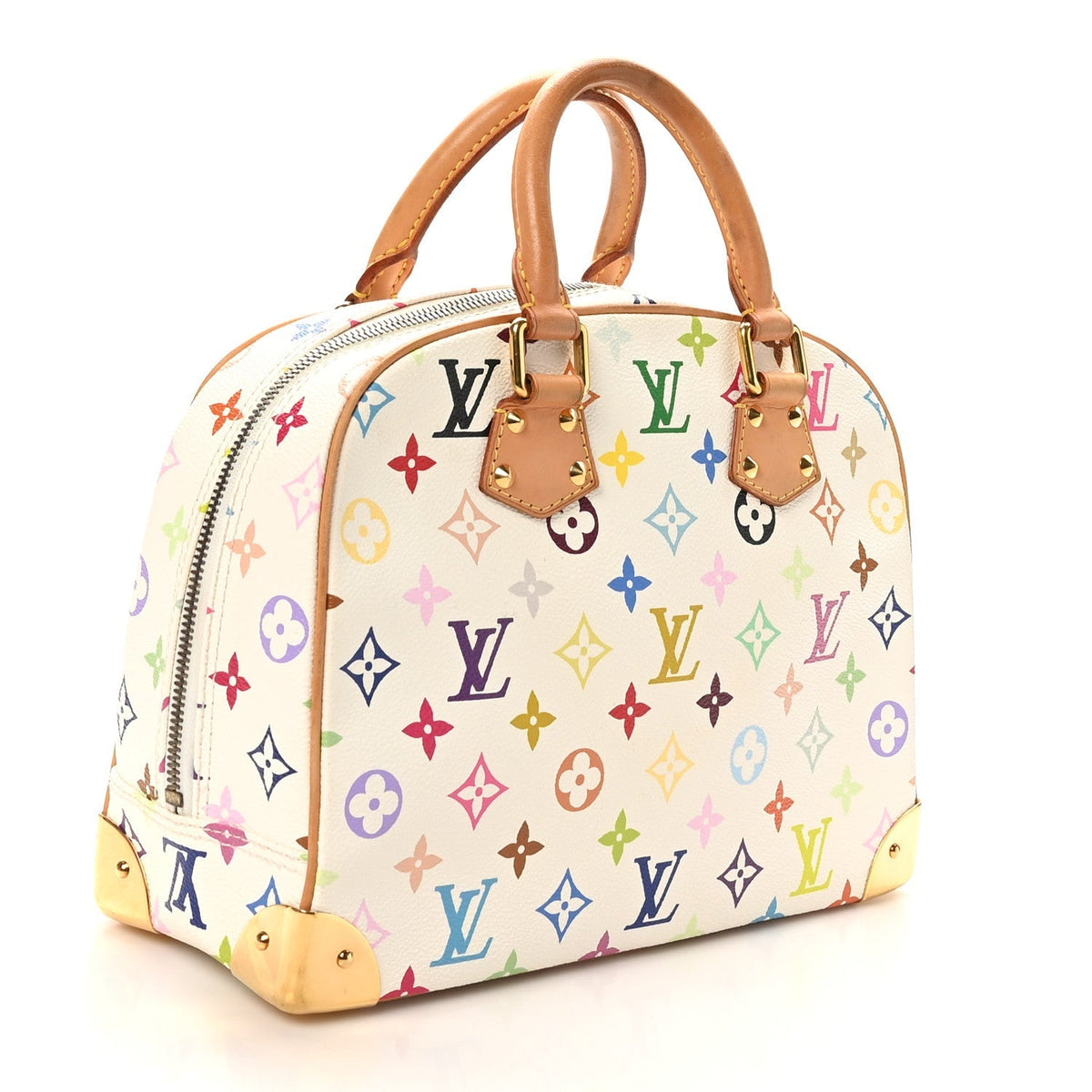 Monogram Multicolor Trouville White
