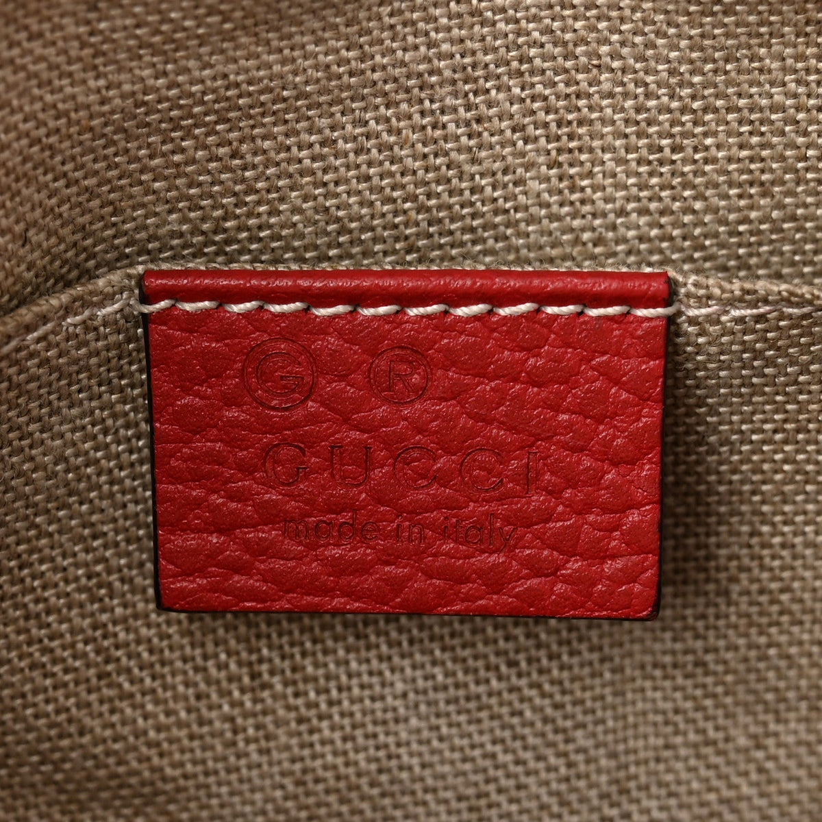 Monogram Mini Bree Messenger Bag Red