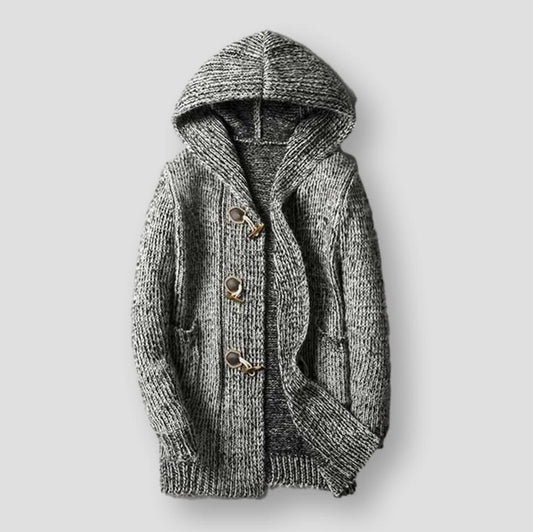 Sky Madrid Wool Hooded Cardigan