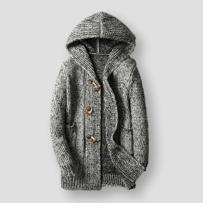 Sky Madrid Wool Hooded Cardigan