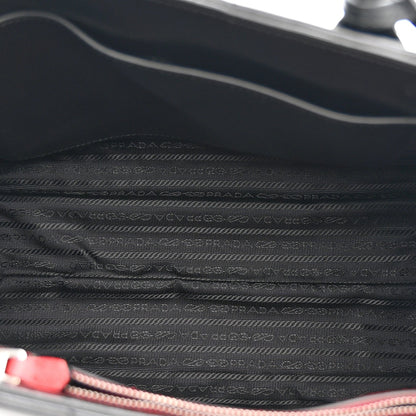 Soft Calfskin Impunture Diagramme Tote Black
