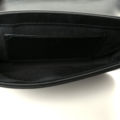 Gilbert Calfskin GG Super Mini Shoulder Bag Black
