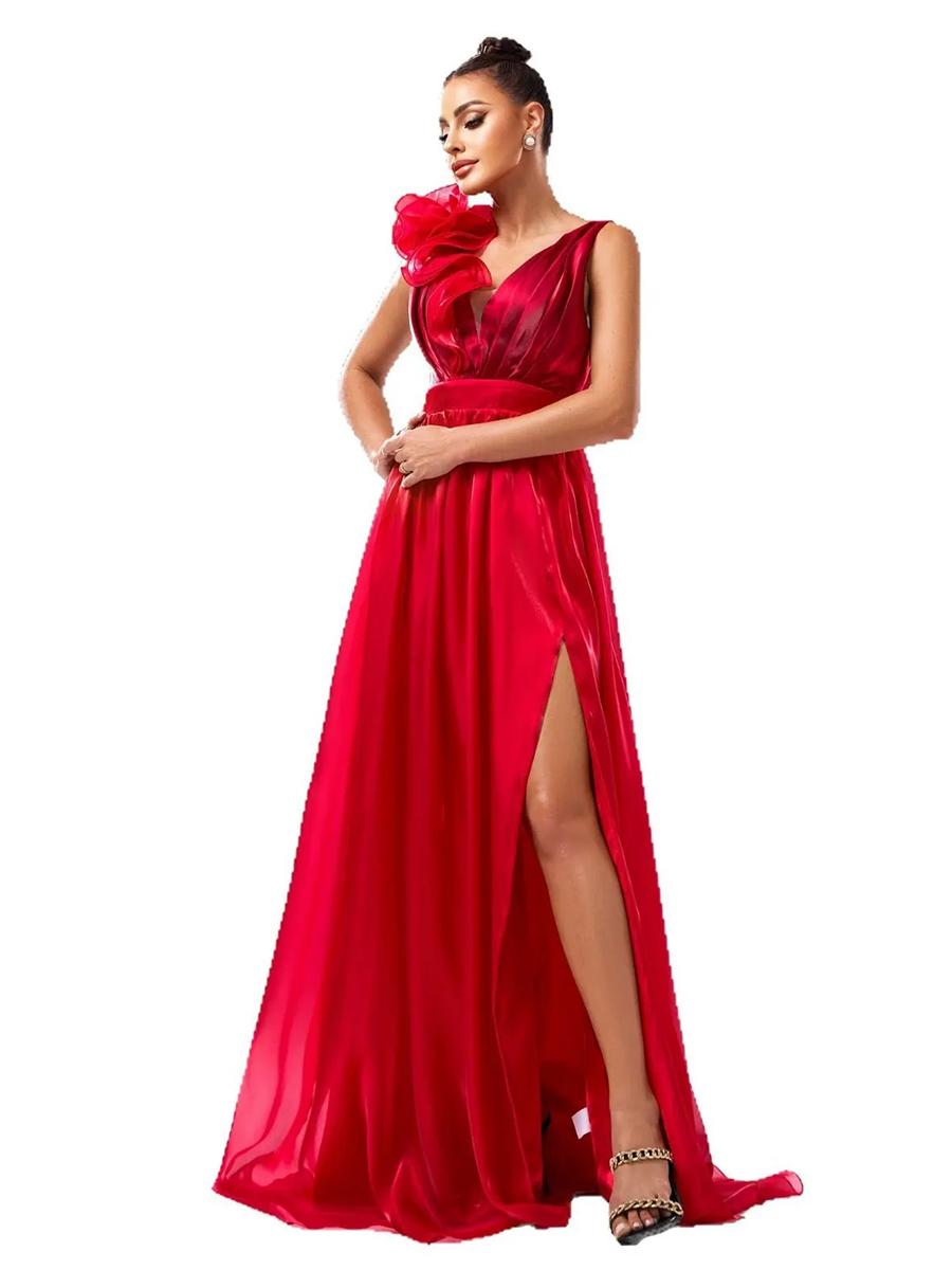 Ivy Maxi Dress In Red