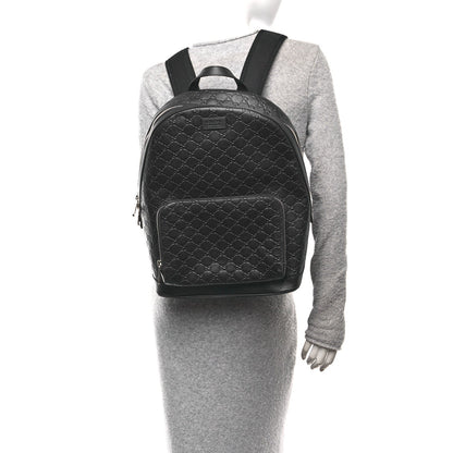 Guccissima Signature Day Backpack Blue