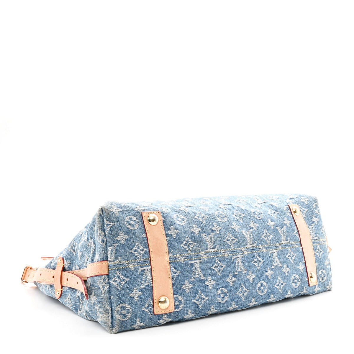 Monogram Denim CarryAll MM Blue