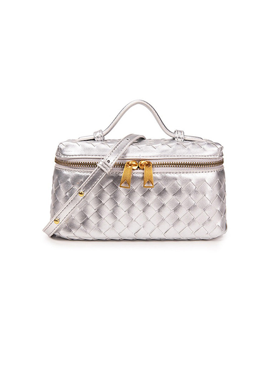 Cecelia Hand-Woven Box Bag