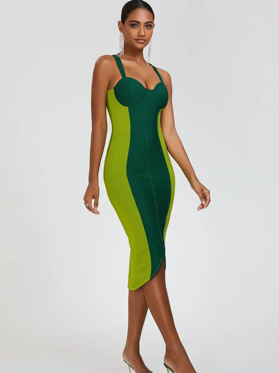 Vivianna Bandage Midi Dress