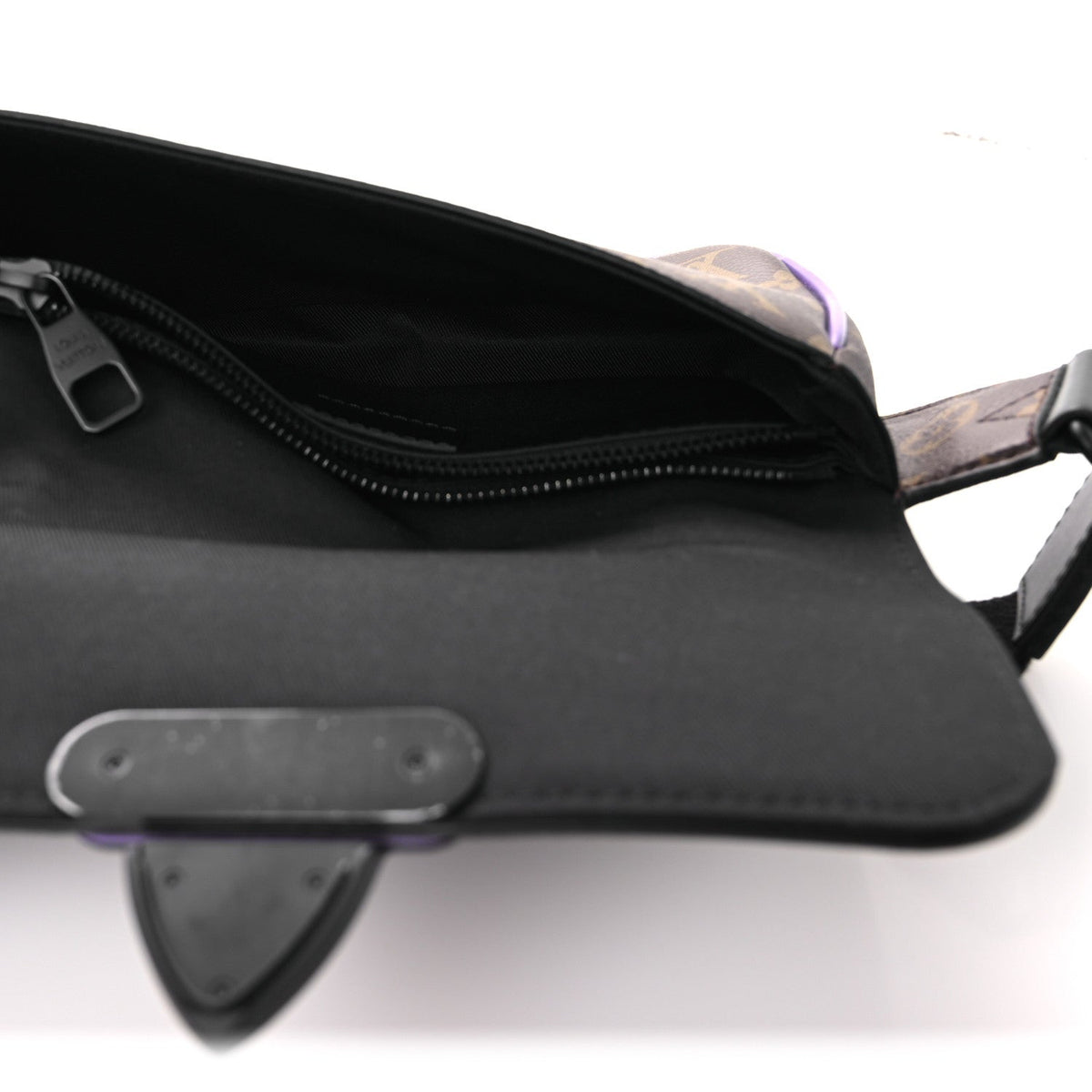 Monogram S Lock Sling Bag Purple