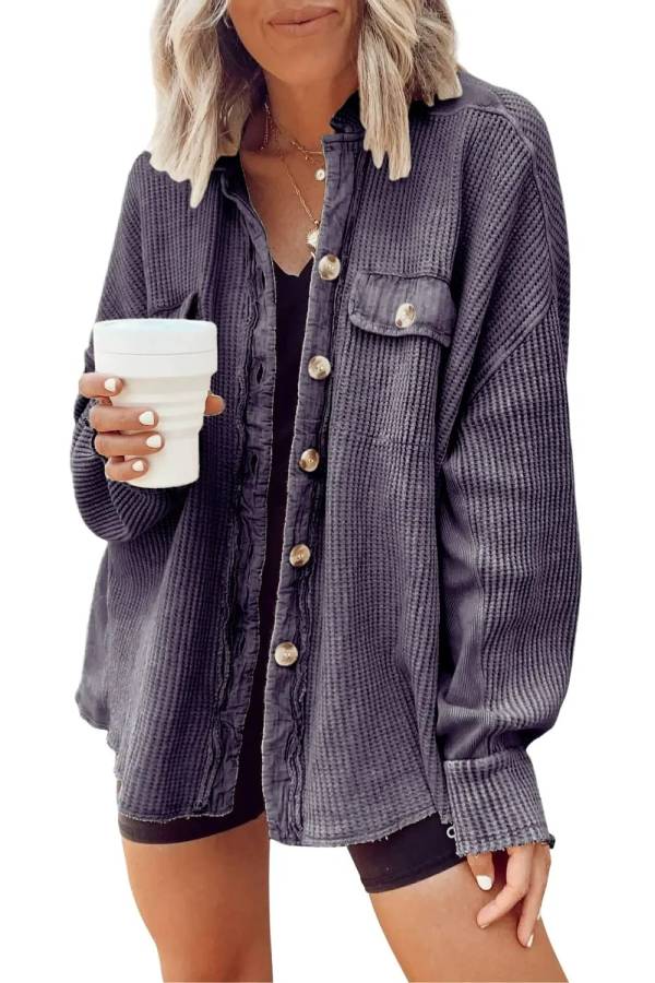 Obsessed With This Comfy Shirt Jacket