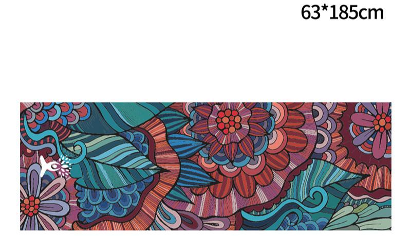 Portable Printed Yoga Towel Non-Slip Design Supports Custom Pattern Design Digital Printed Yoga Towel Yoga Mat 34