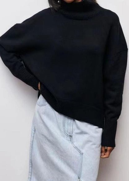 Cozy Chic Wool Turtleneck Pullover Sweater