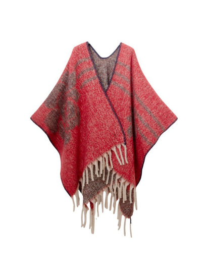 Scarvii - Floral Jacquard Winter Shawl Scarf