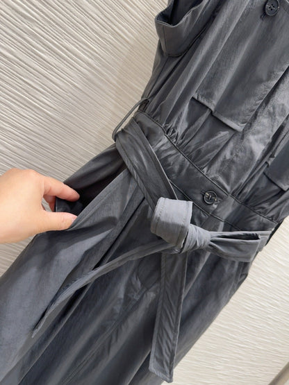 YSL 2025 Dress Black Nylon
