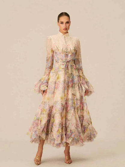 Arianne Floral Print Maxi Dress