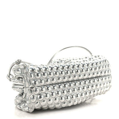 Metallic Fabric Bubble Wrap The Mini Pouch Silver