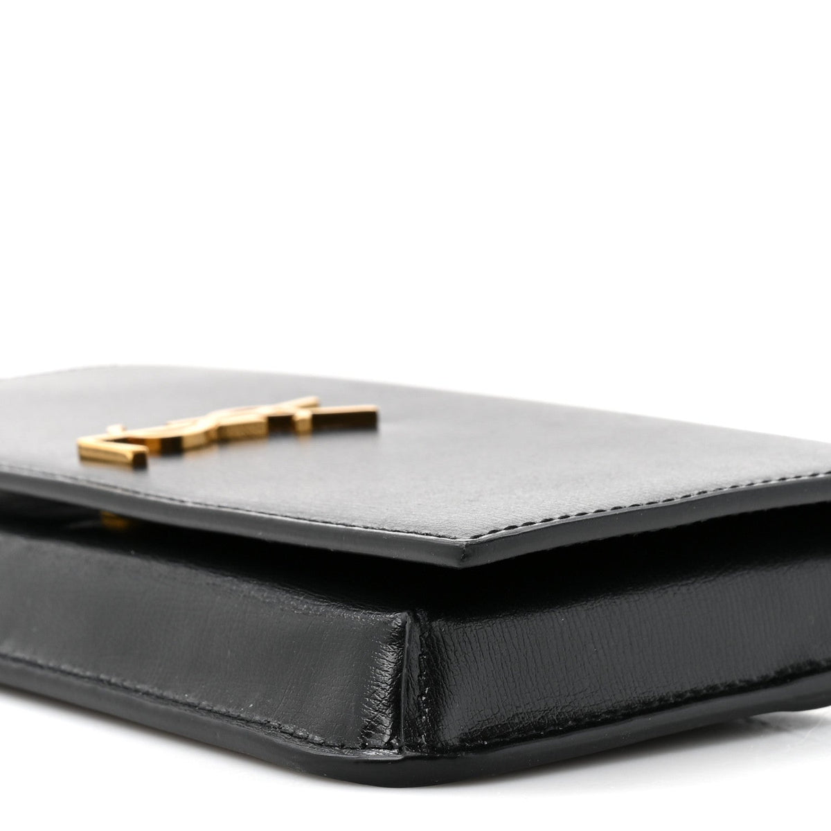 Calfskin Monogram Cassandre Phone Holder With Strap Black