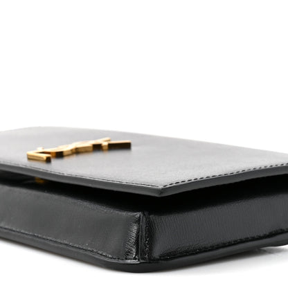 Calfskin Monogram Cassandre Phone Holder With Strap Black
