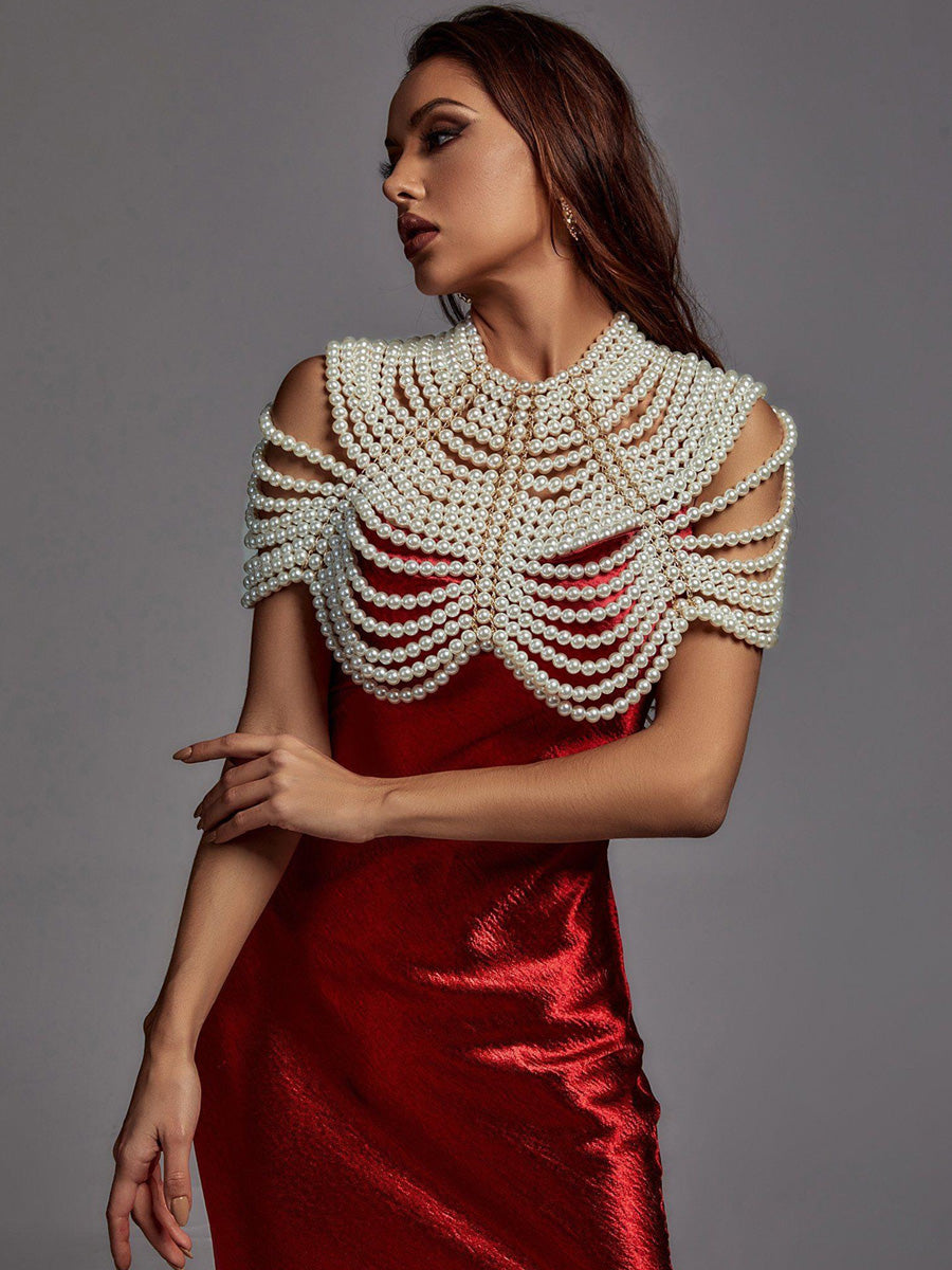 Katherine Pearl Shawl Top