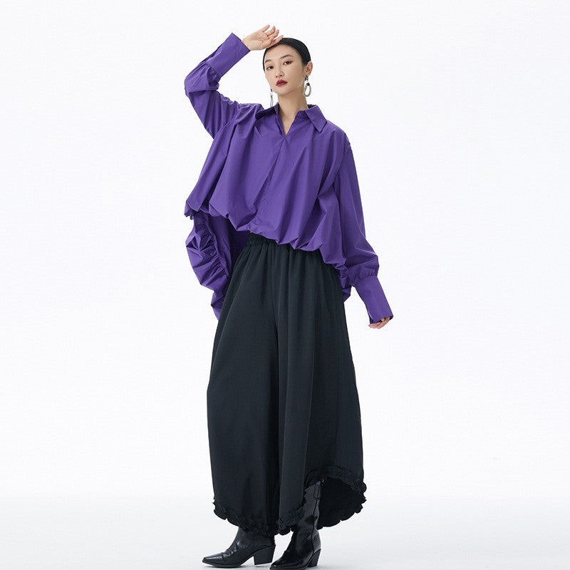 Solid Loose-Fit Shirt