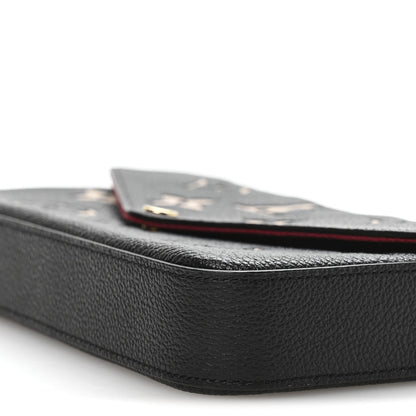 Empreinte Monogram Giant Felicie Pochette Black Beige