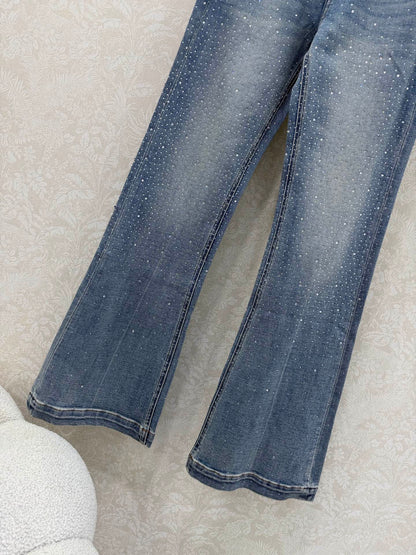 CC 26s Flared Trousers Denim 353018